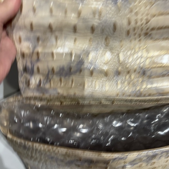 Brahmin Danielle topaz Cream Crocodile Embossed Women's Bag - Picture 4 of 4